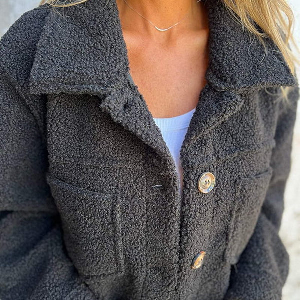 Oligna™ | Veste en laine à col court 