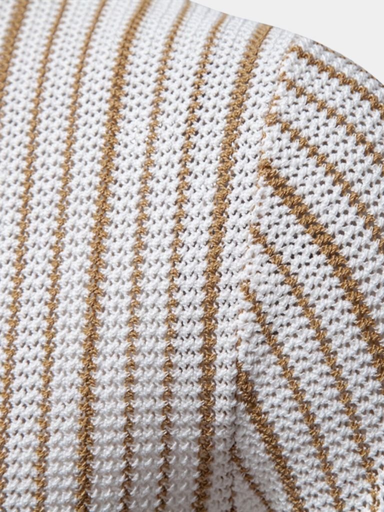 Polo en maille rayée - Leviana 