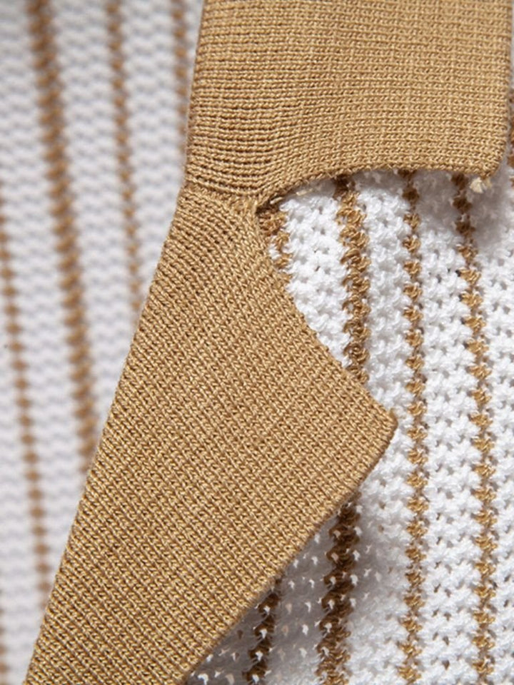 Polo en maille rayée - Leviana 