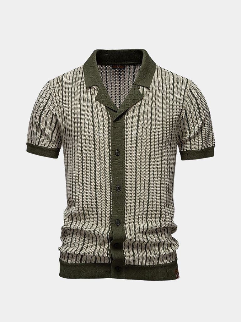 Polo en maille rayée - Leviana 