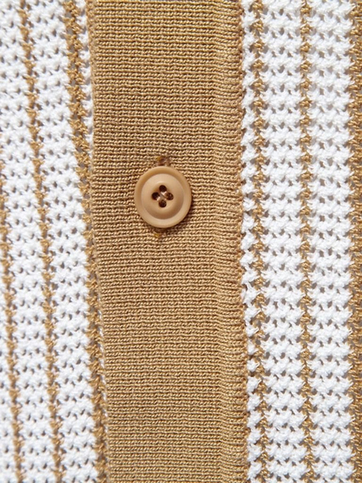 Polo en maille rayée - Leviana 