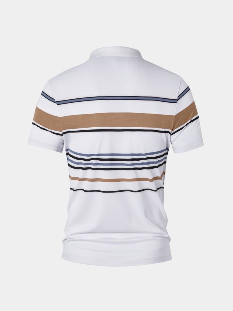 Polo Rayé Coucher de Soleil – Leviana 