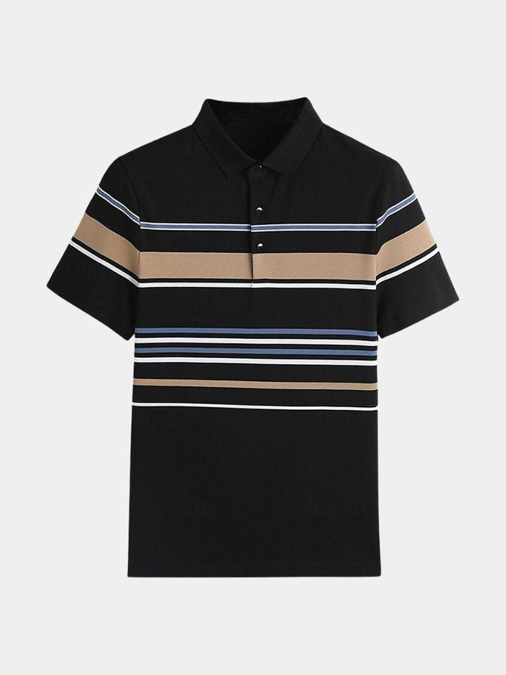 Polo Rayé Coucher de Soleil – Leviana 