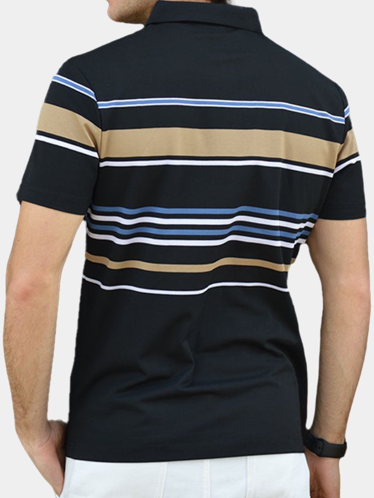 Polo Rayé Coucher de Soleil – Leviana 