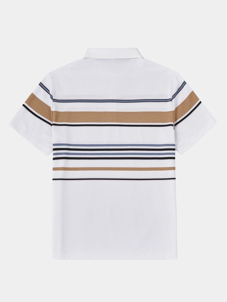 Polo Rayé Coucher de Soleil – Leviana 