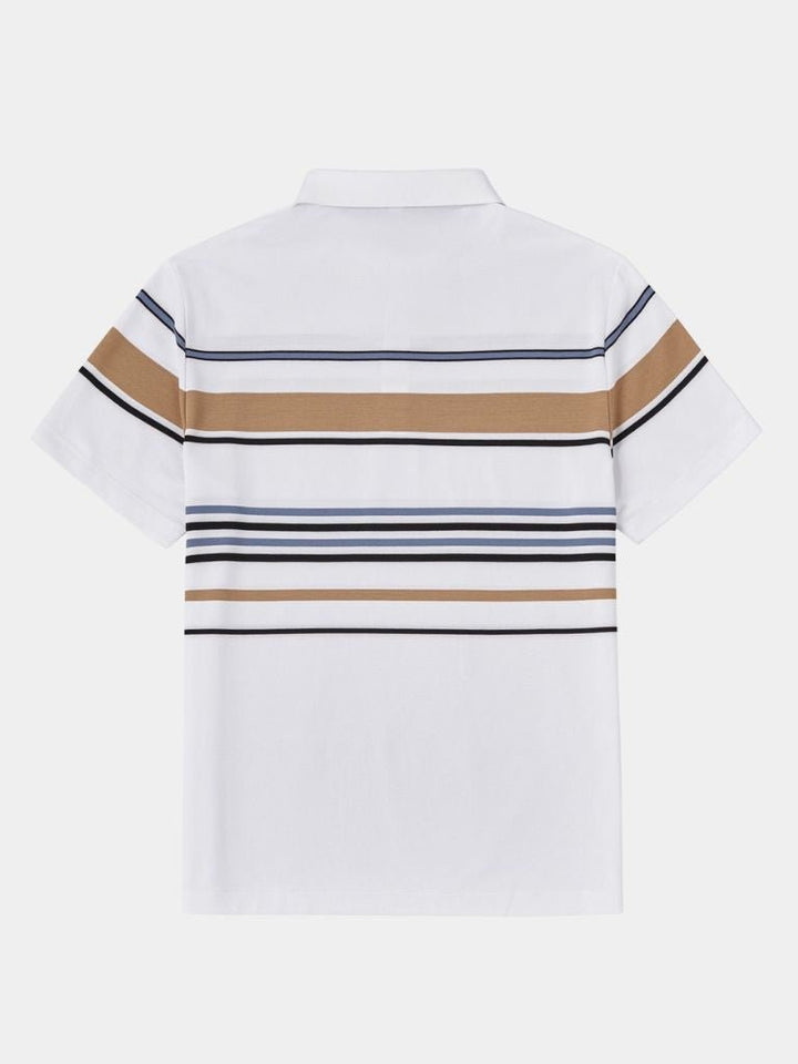 Polo Rayé Coucher de Soleil – Leviana 