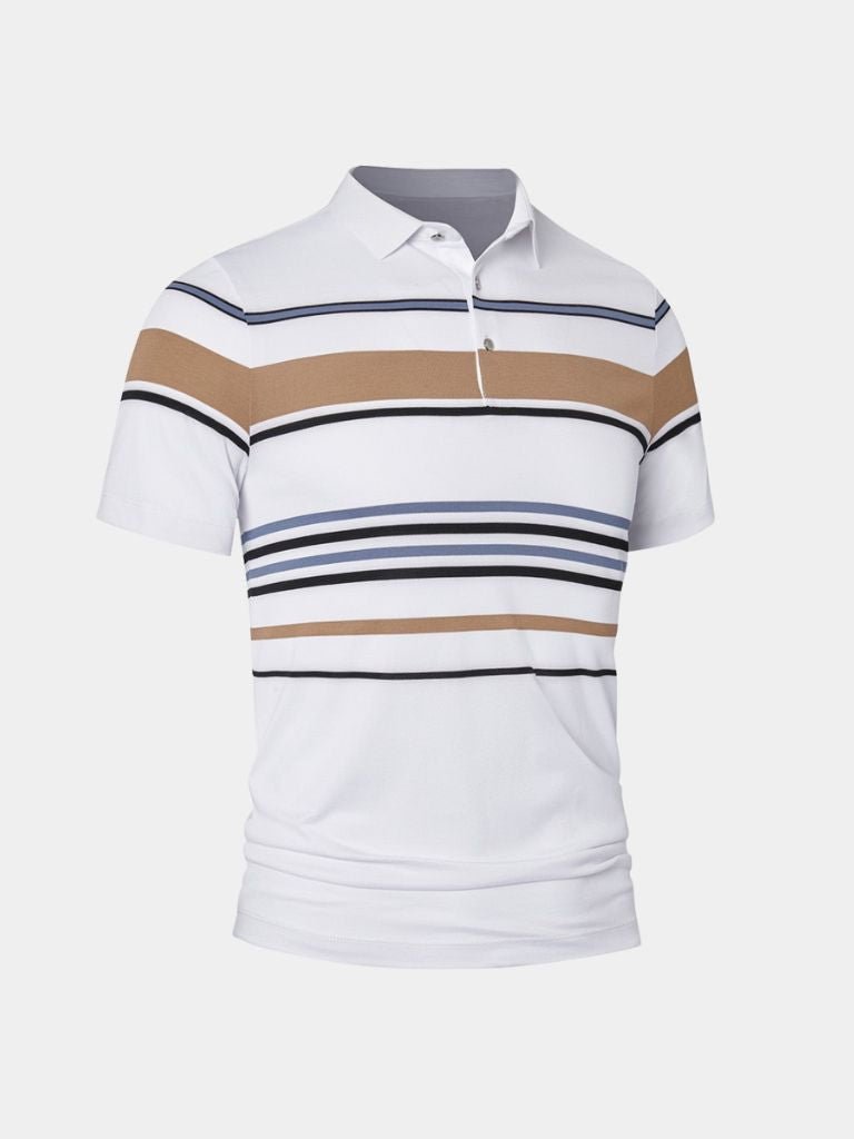 Polo Rayé Coucher de Soleil – Leviana 