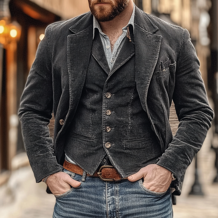 Patricio - Blazer Vintage Élégant 