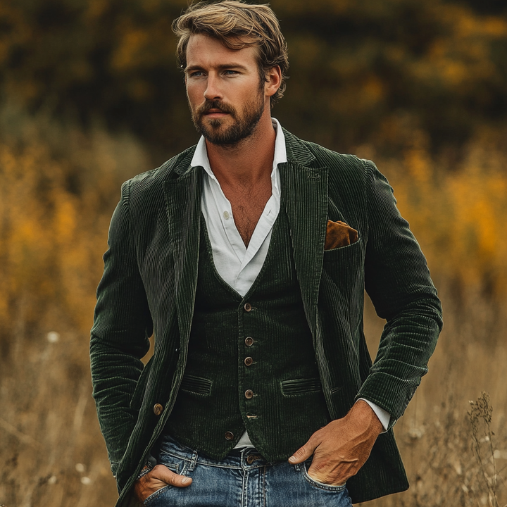 Patricio - Blazer Vintage Élégant 