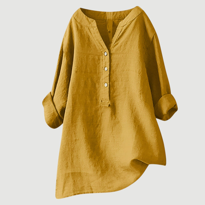 Freja - Chemise légère et confortable avec boutons 