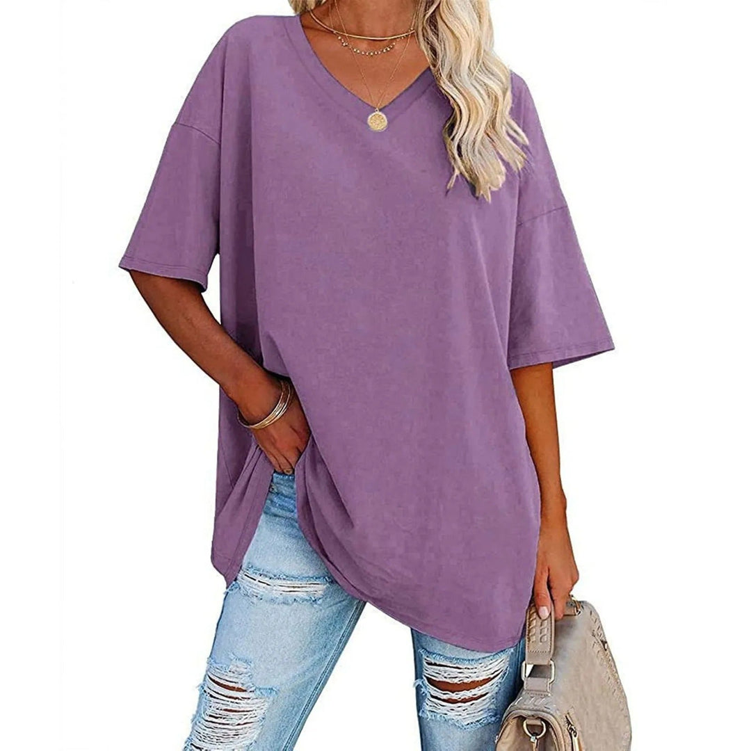 Gisele - T-shirt en coton élégant 