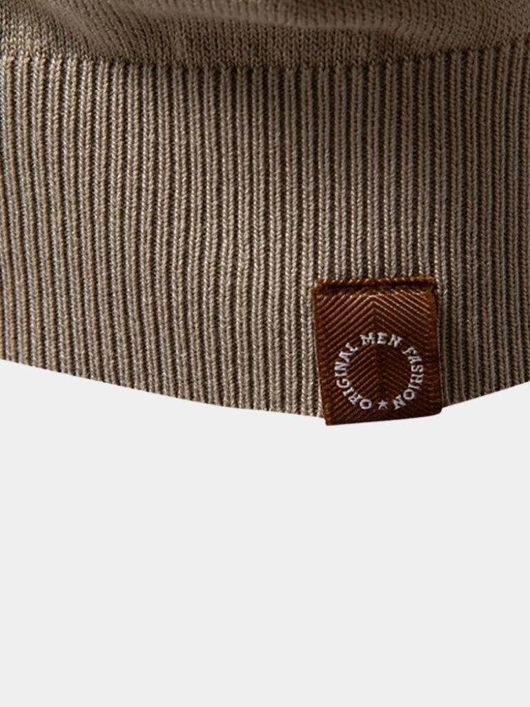 Polo en velours bronzé – Leviana 