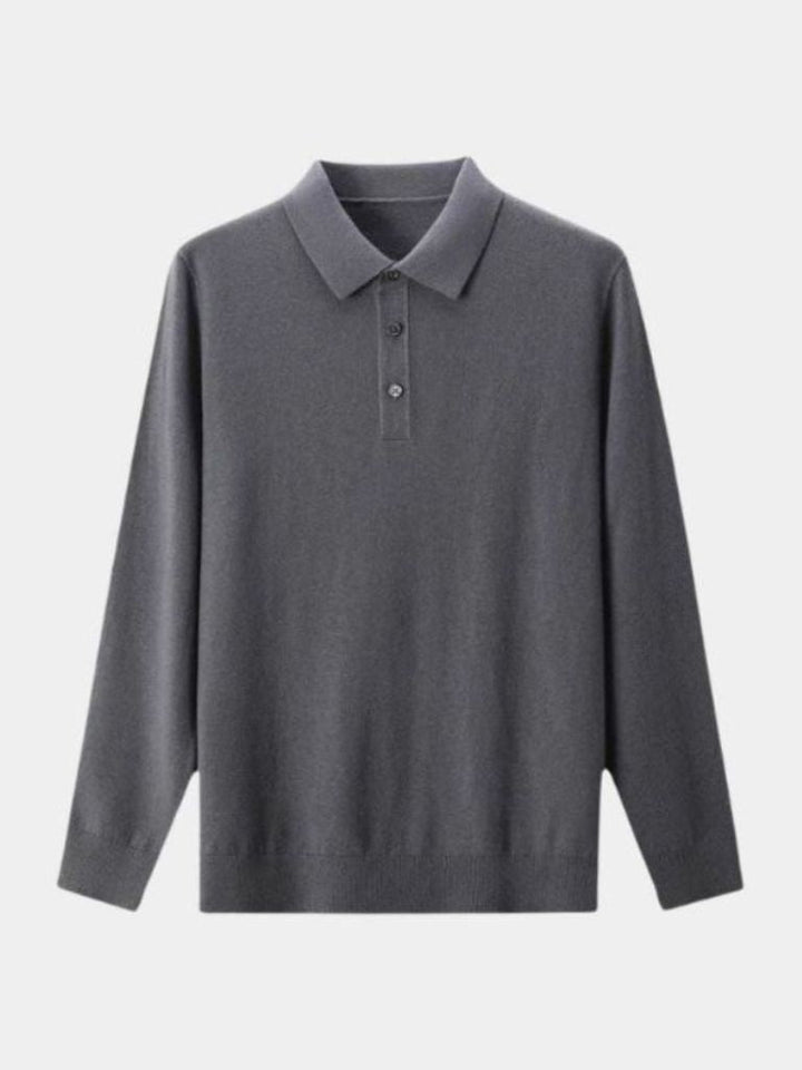 Pull en maille de laine à boutons - Leviana 