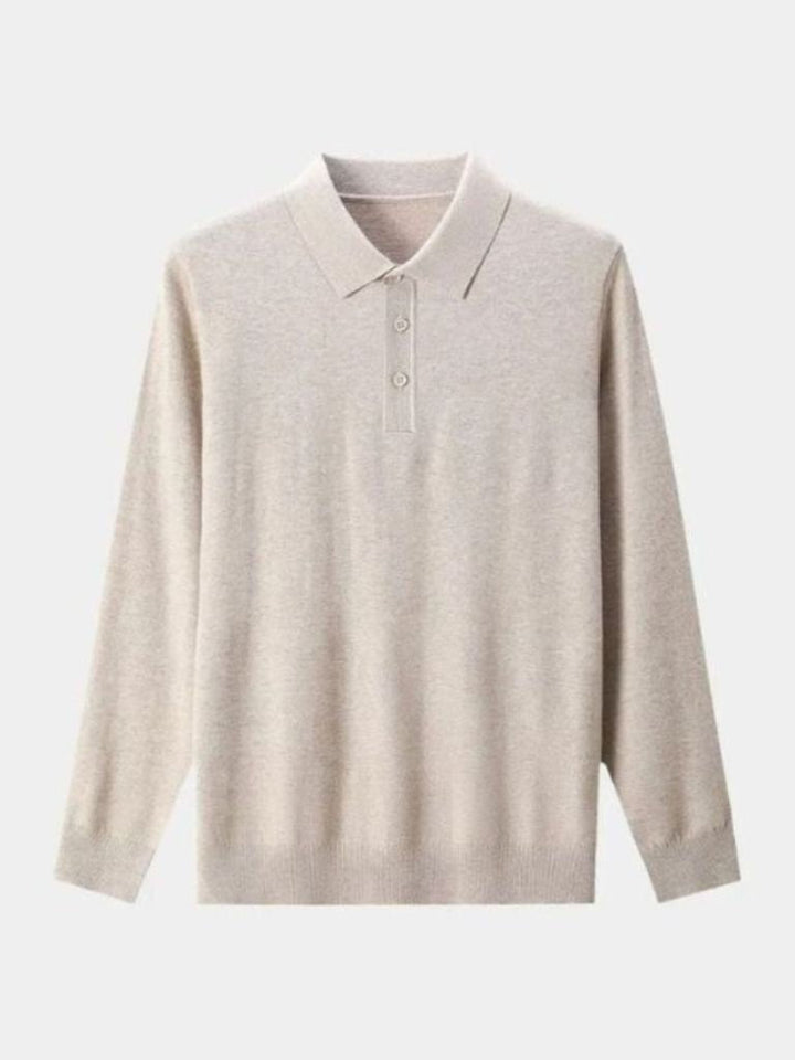 Pull en maille de laine à boutons - Leviana 