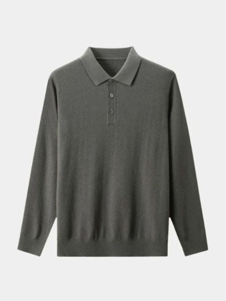 Pull en maille de laine à boutons - Leviana 