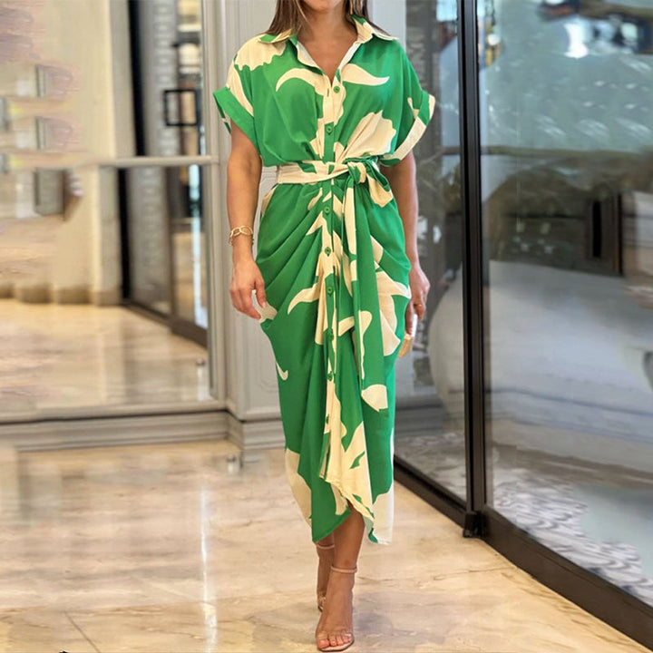 Amalia | Robe Maxi Enveloppante de Luxe (Presque Épuisée) 