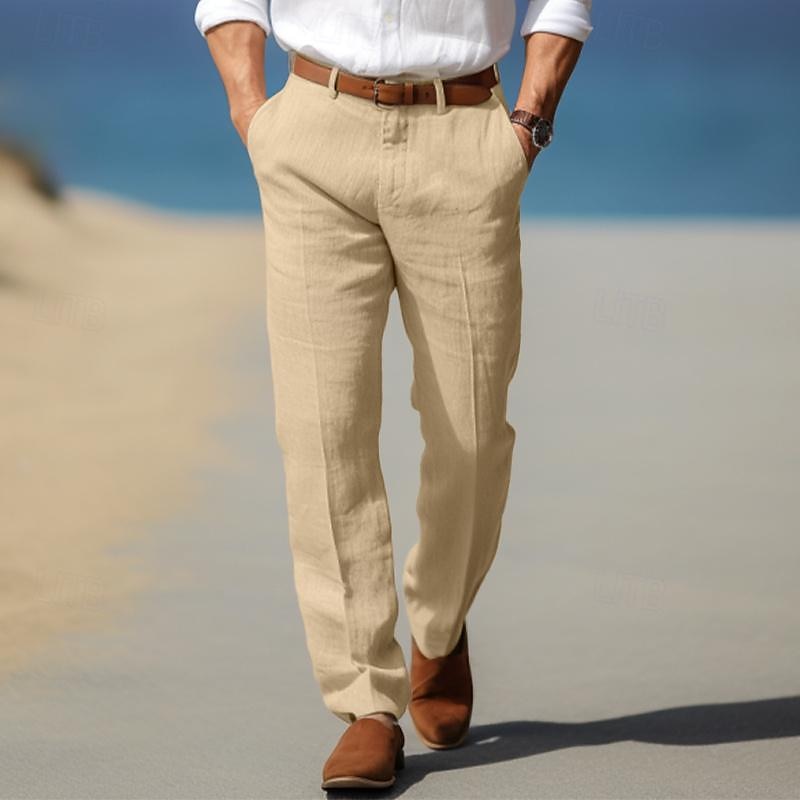 Pantalon en lin élégant 