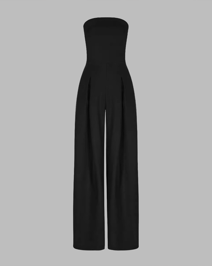 Alina™ | Combinaison sans bretelles avec jambes larges 